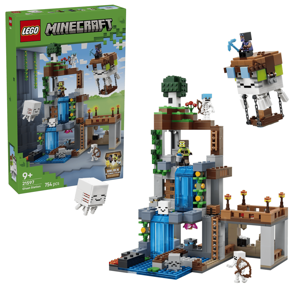 Lego Minecraft Ghast Station 21597