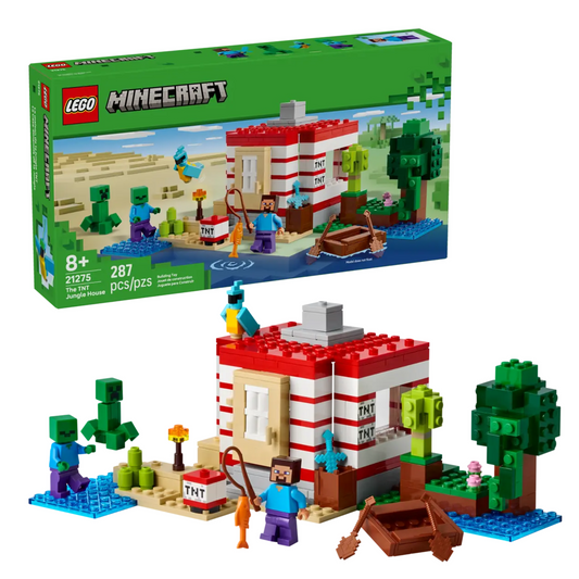 Lego Minecraft The TNT Jungle House 21275