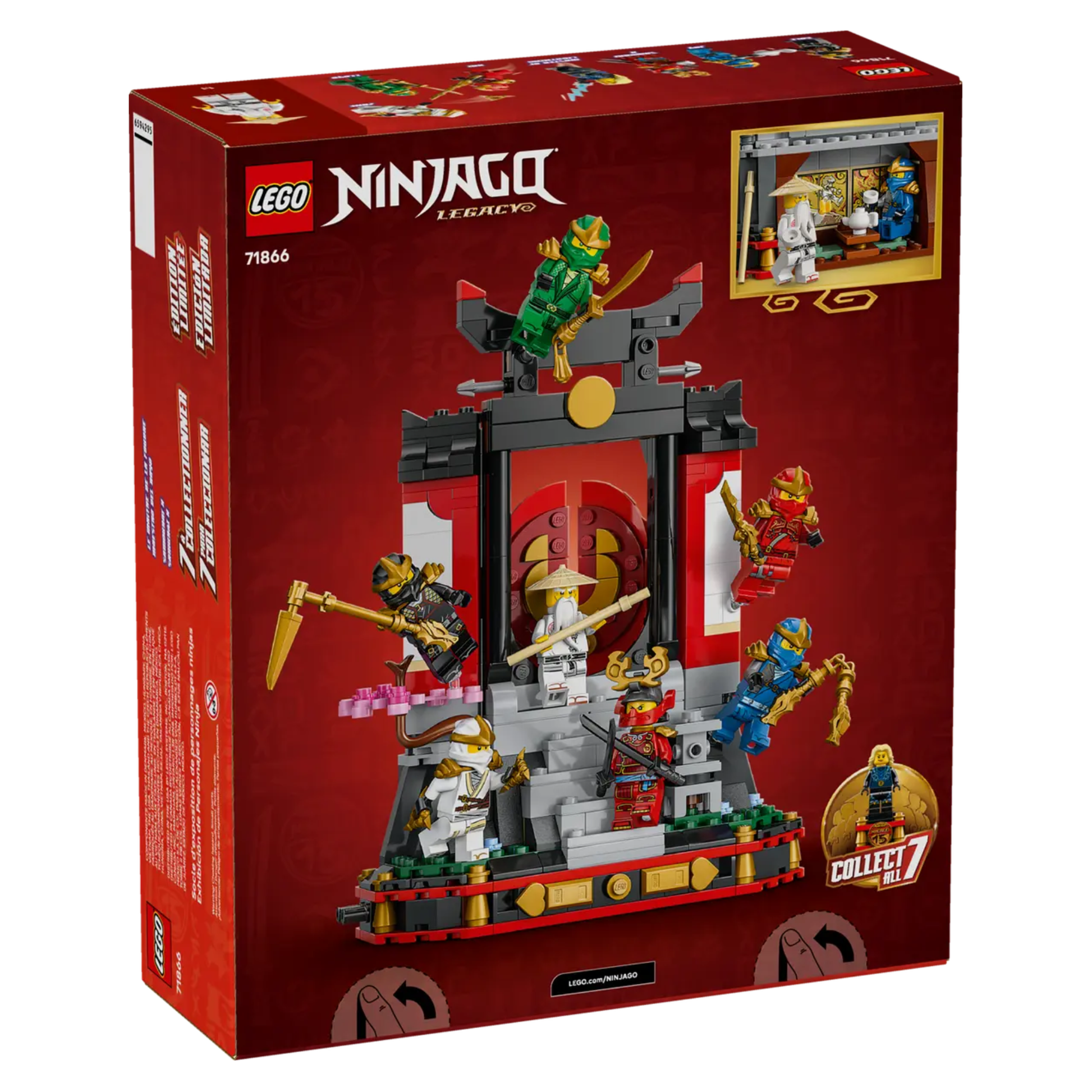 Lego Ninjago Ninja Character Display 15th Anniversary 71866