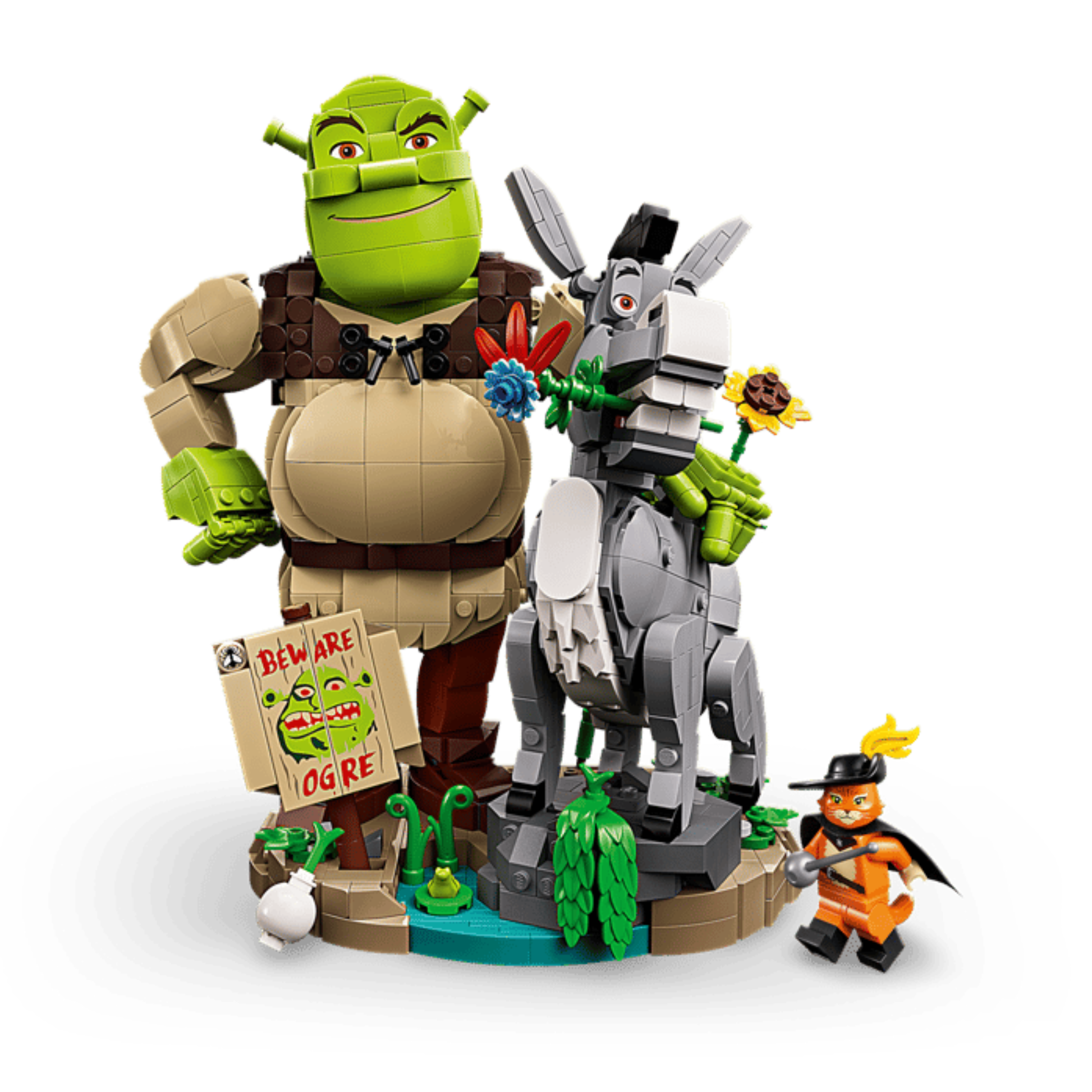 Lego Shrek, Donkey & Puss in Boots 72423