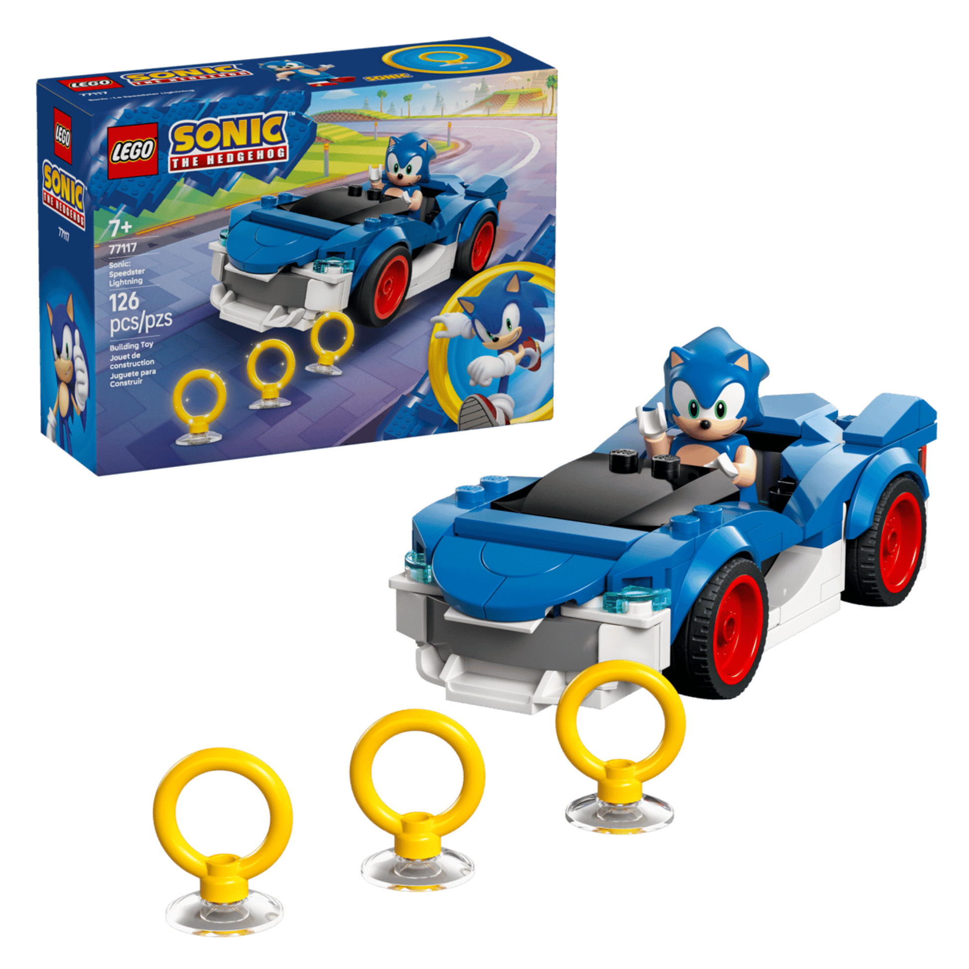 Lego Sonic the Hedgehog Sonic: Speedster Lightning 77117