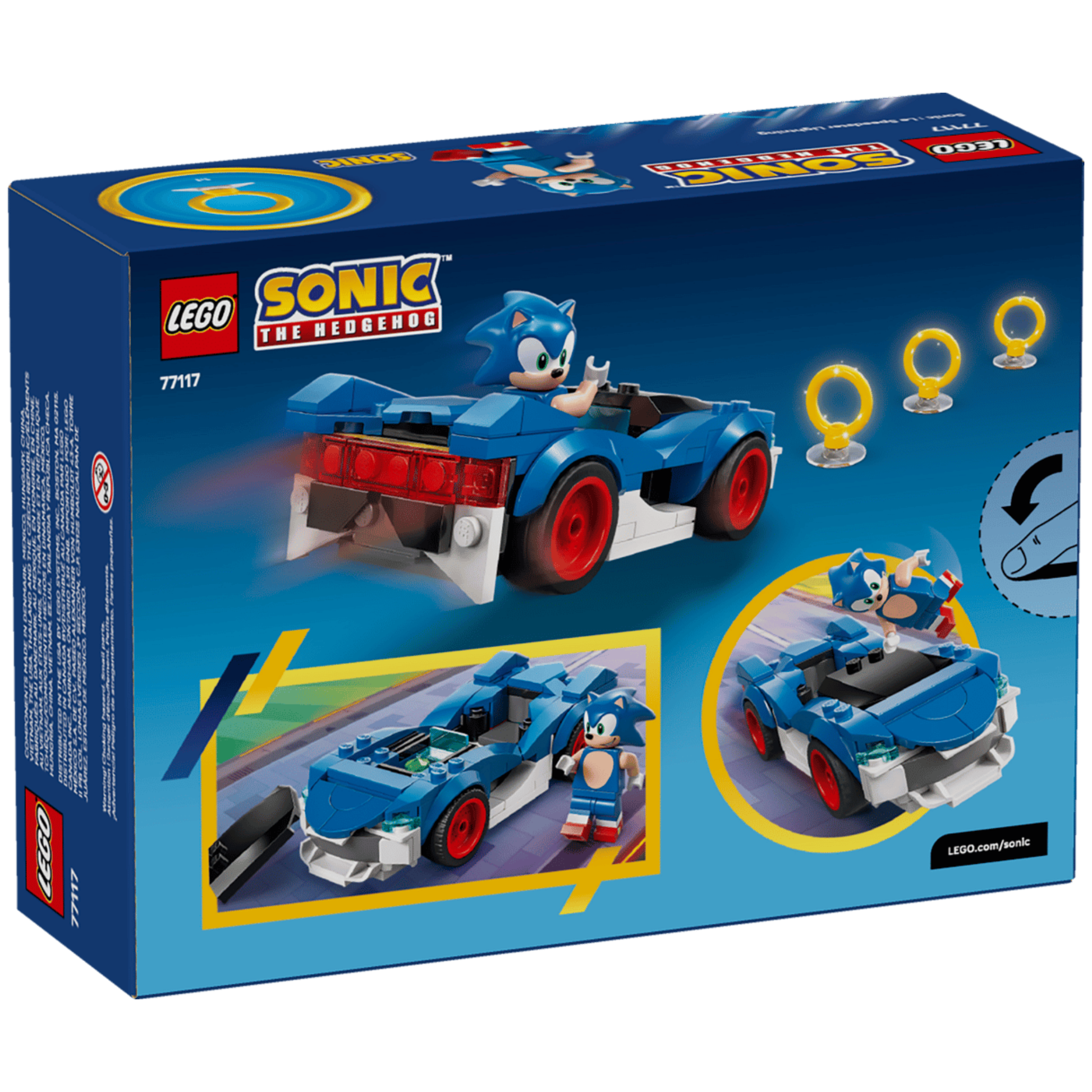 Lego Sonic the Hedgehog Sonic: Speedster Lightning 77117