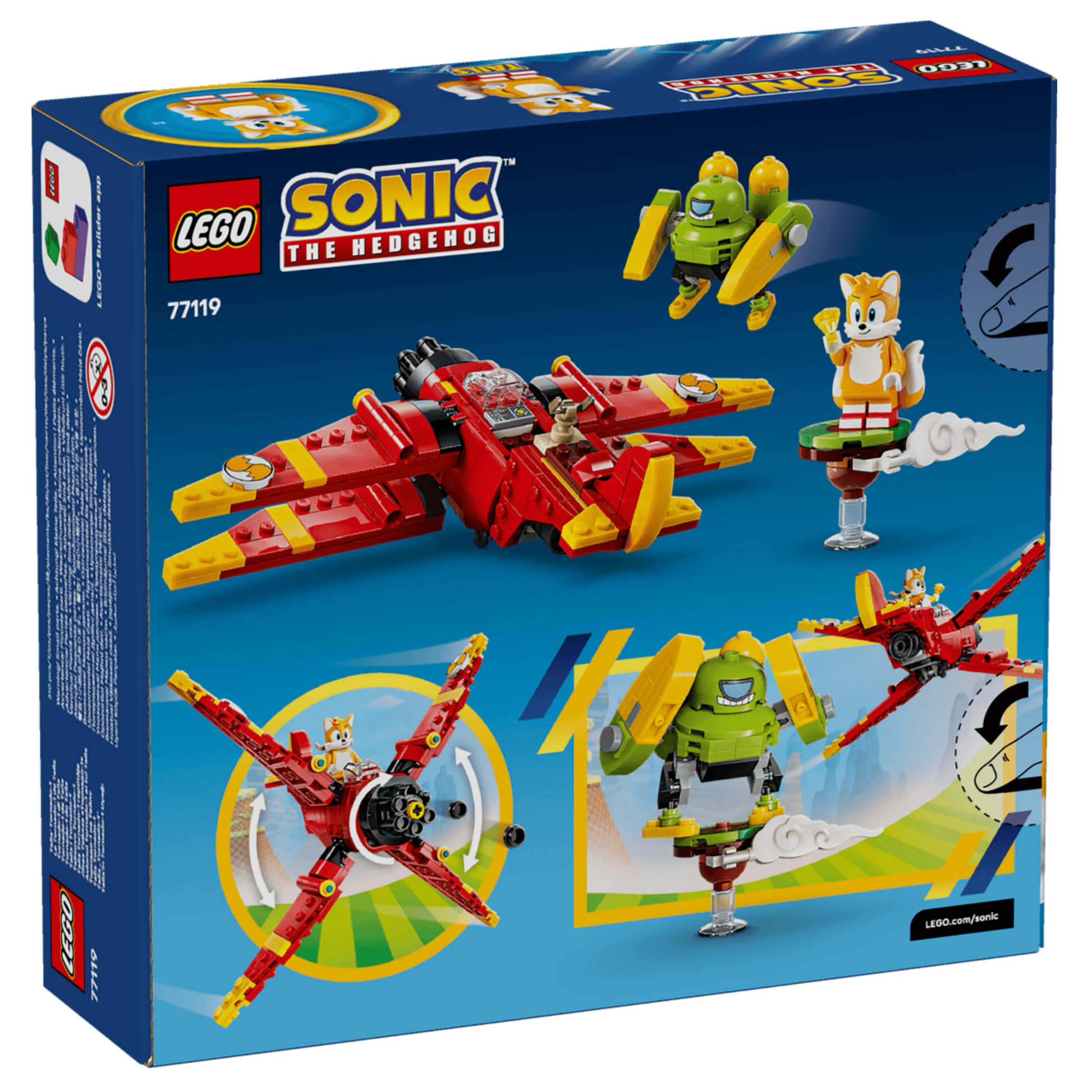 Lego Sonic the Hedgehog Tails' Tornado-1 77119