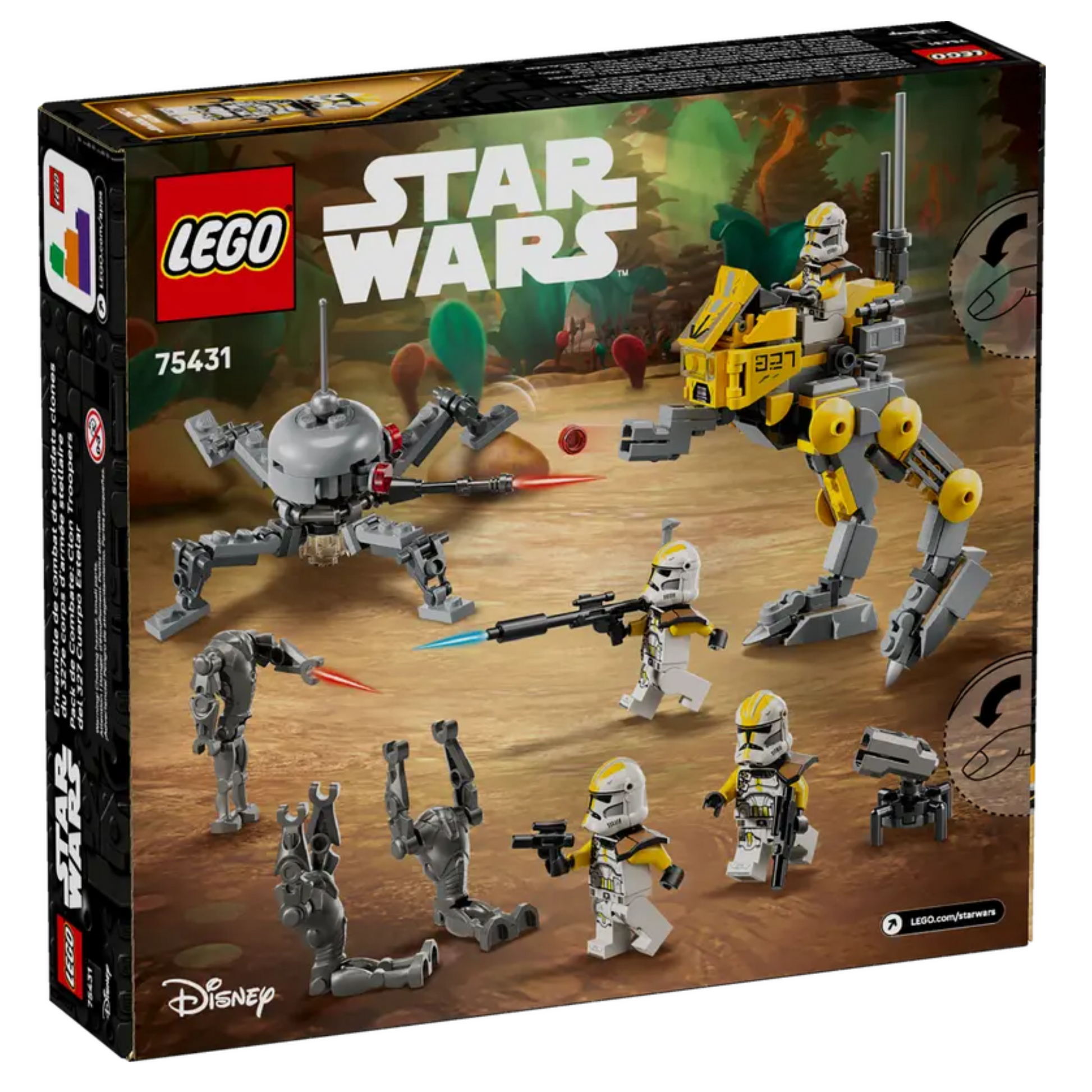 Lego Star Wars 327th Star Corps Clone Troopers Battle Pack 75431