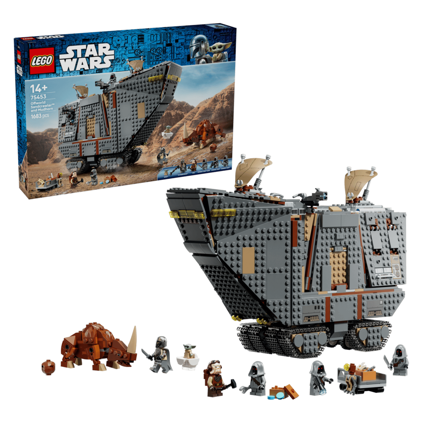 Lego Star Wars Offworld Sandcrawler and Mudhorn 75453
