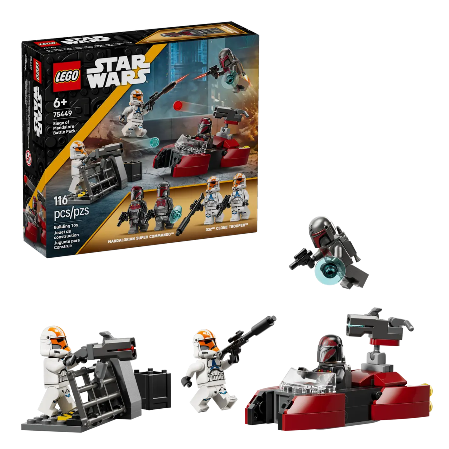 Lego Star Wars Siege of Mandalore Battle Pack 75449