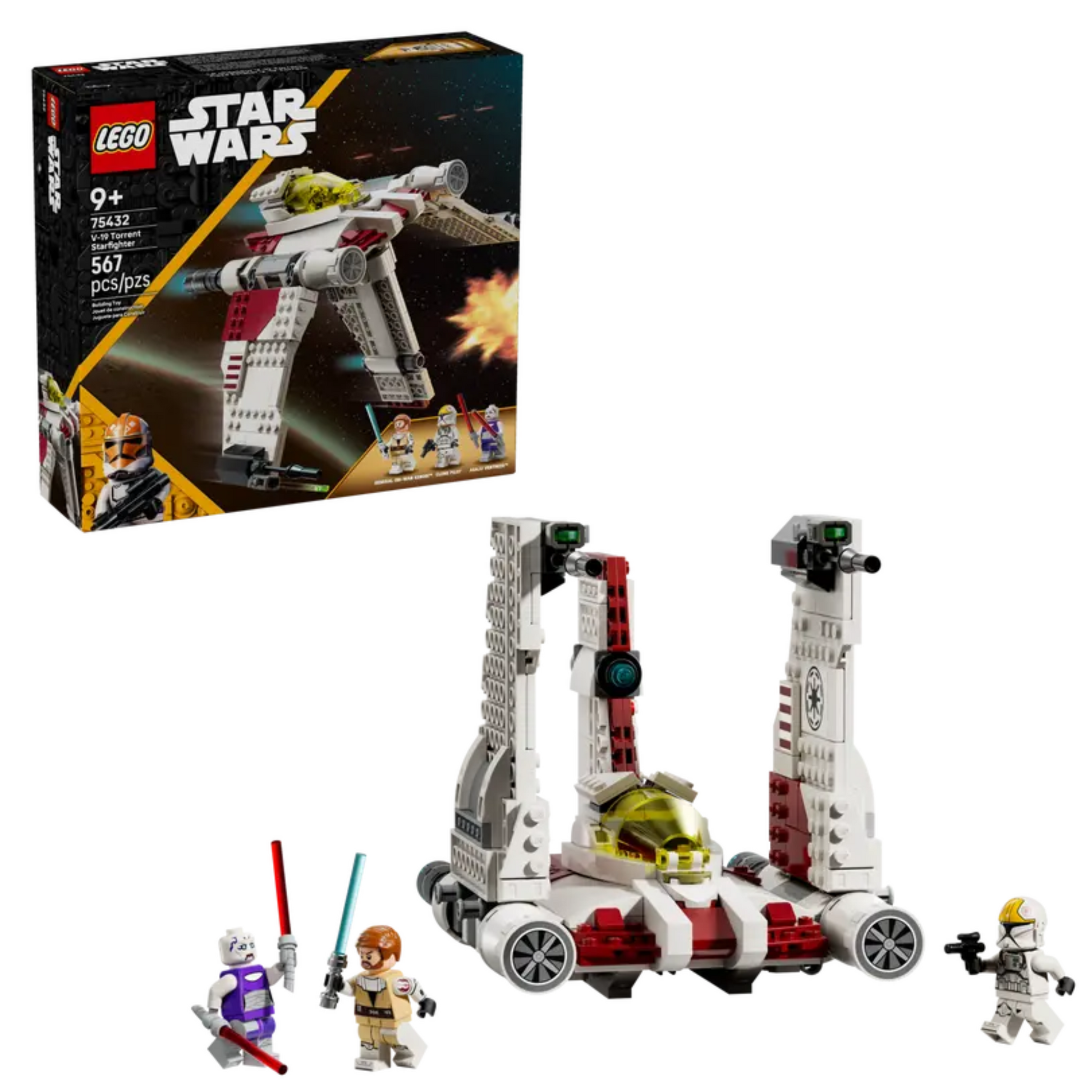 Lego Star Wars V-19 Torrent Starfighter 75432