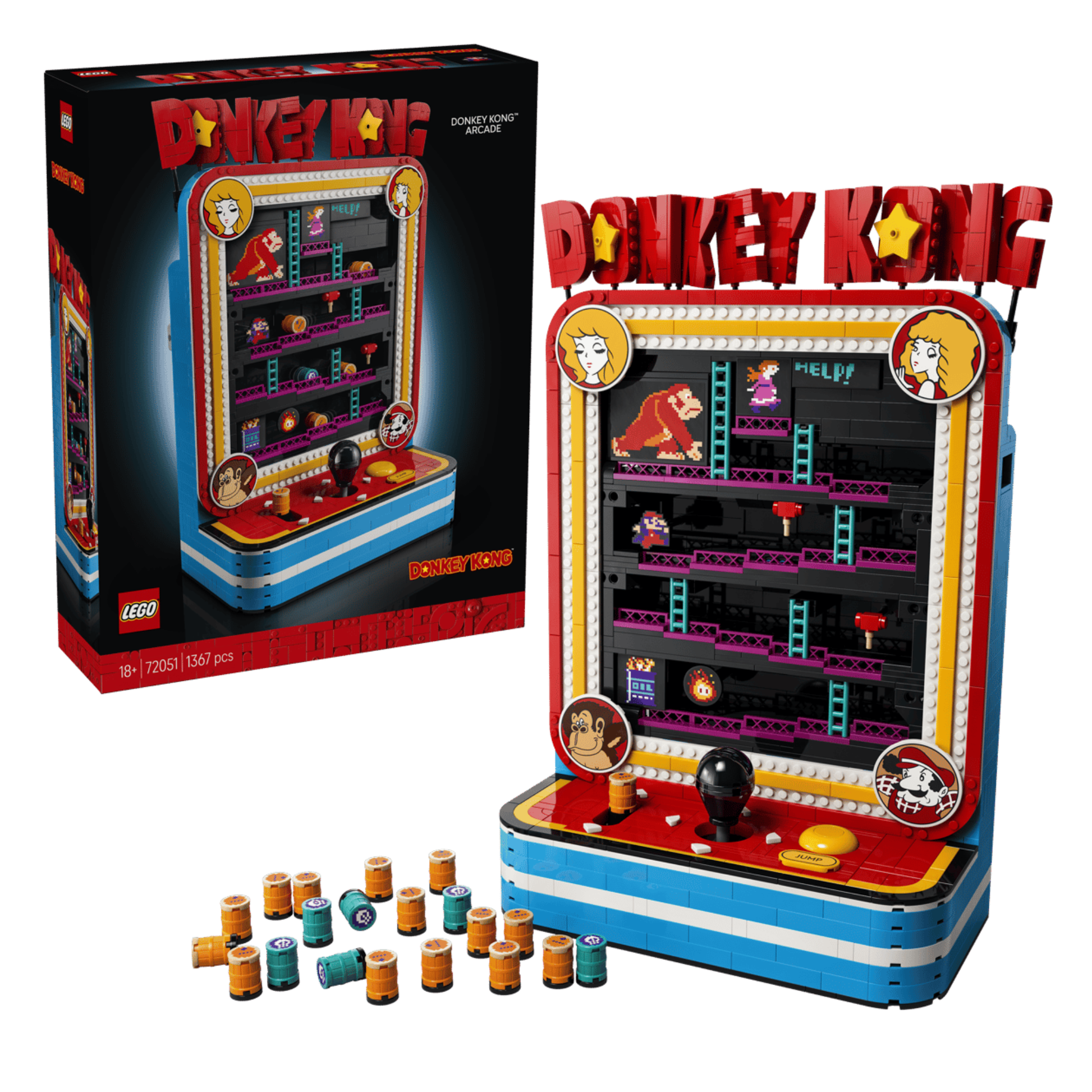 Lego Super Mario Donkey Kong Arcade 72051