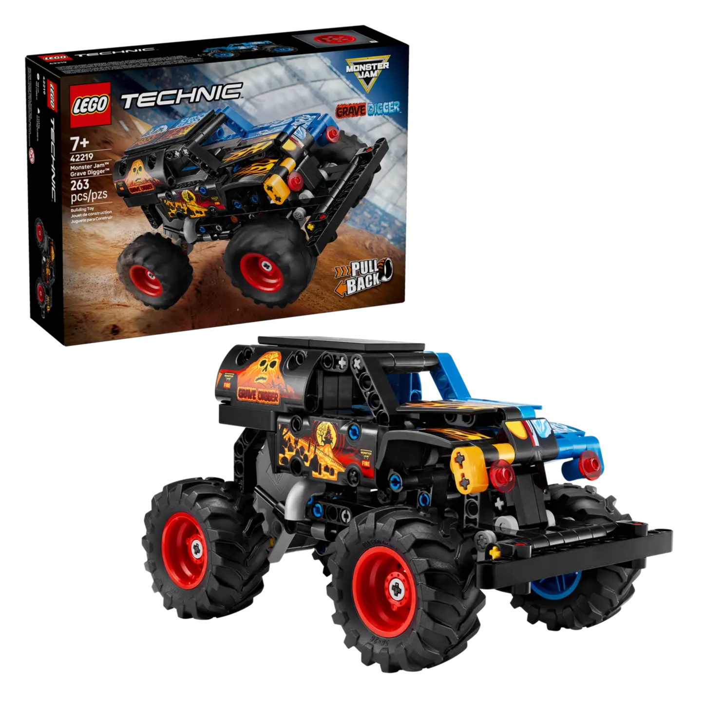 Lego Technic Monster Jam Grave Digger Fire and Ice 42219