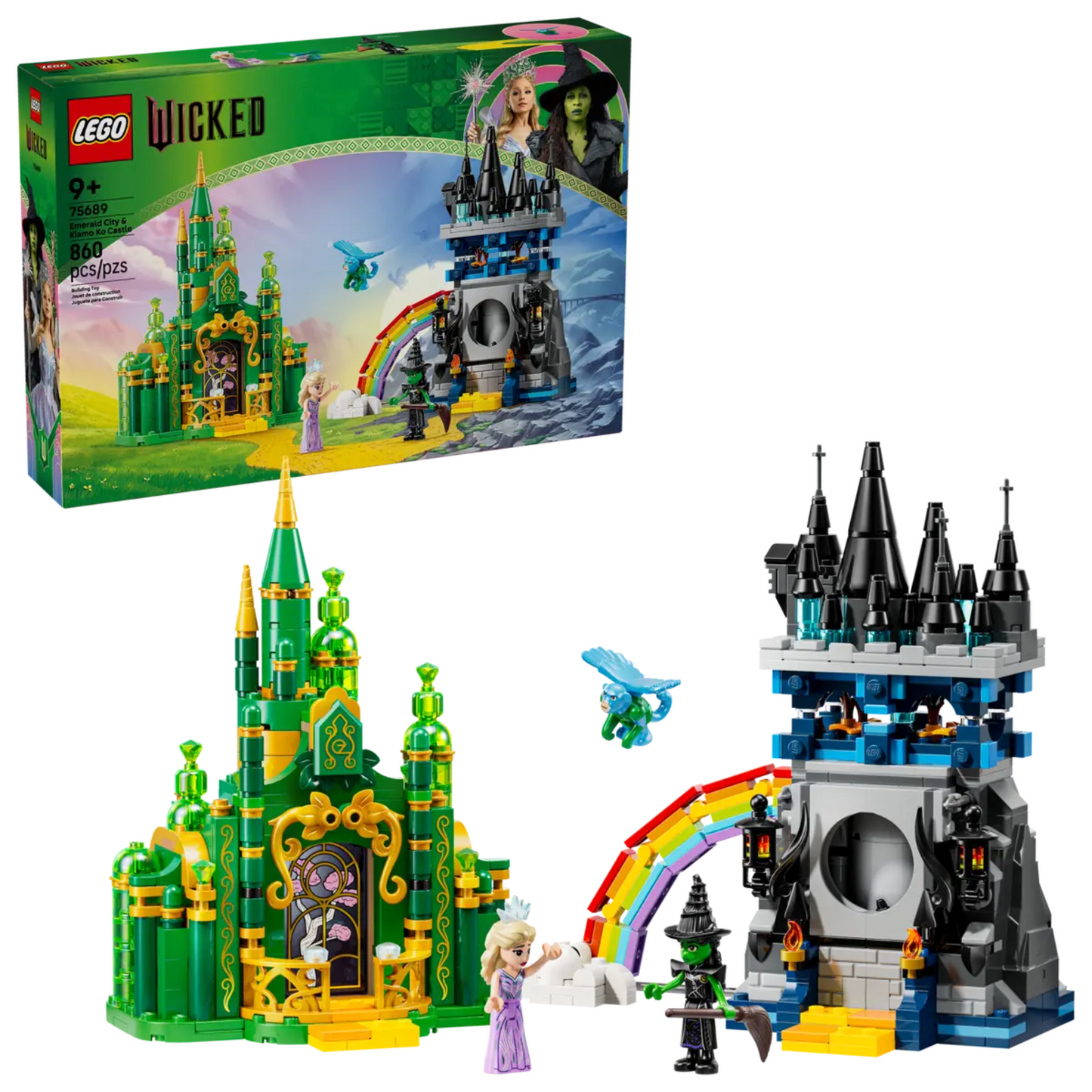 Lego Wicked Emerald City & Kiamo Ko Castle 75689