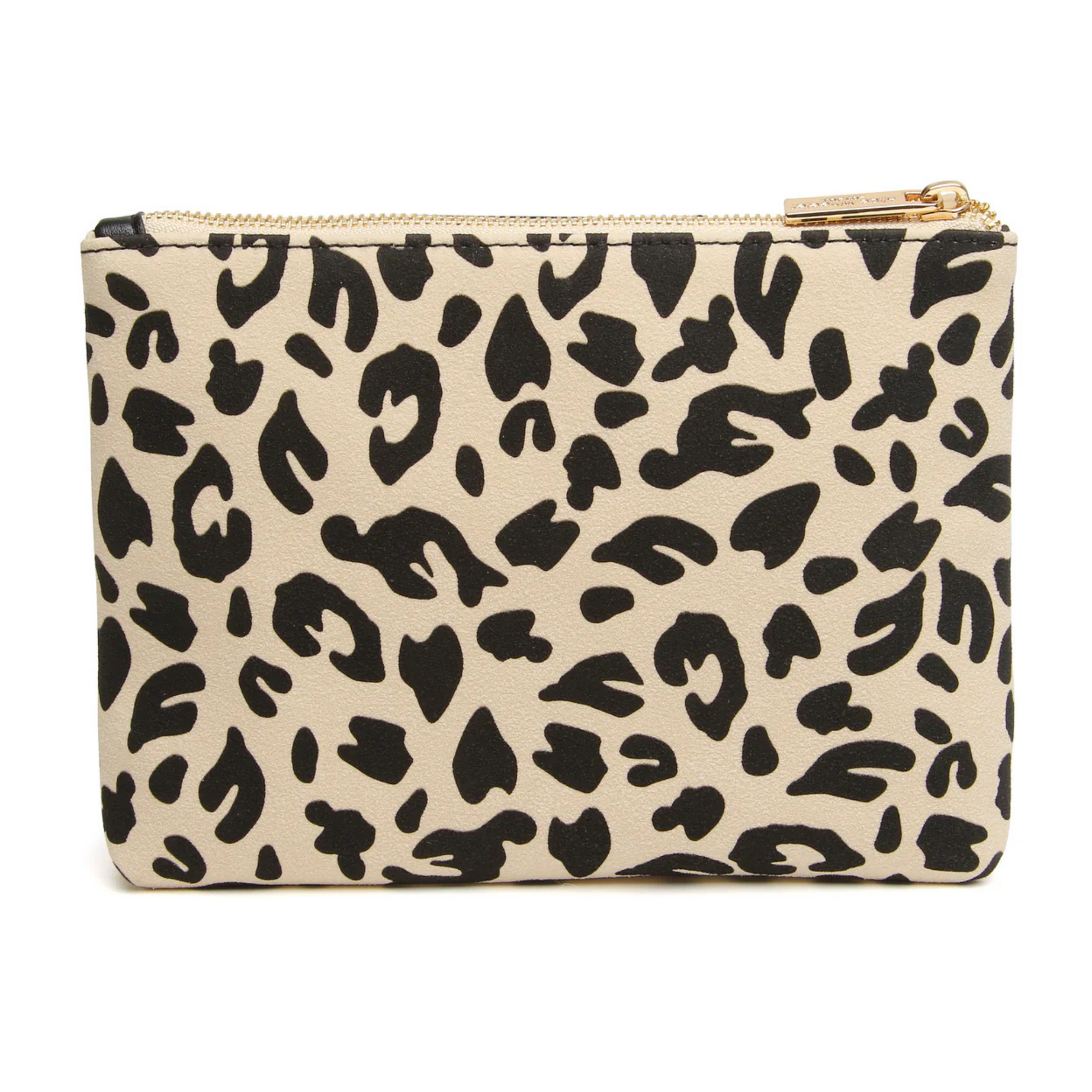 Alice Wheeler Leopard Pouch