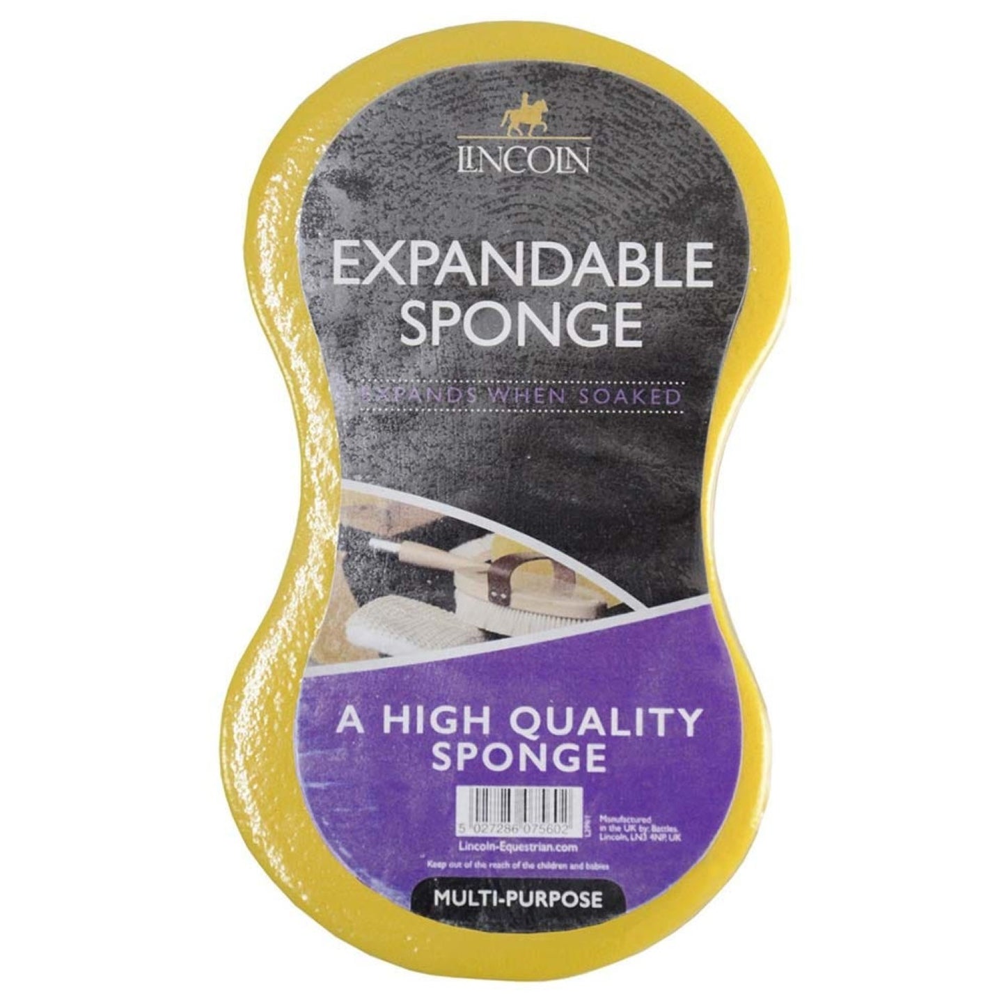 Lincoln Yellow Equine Bathing Sponge
