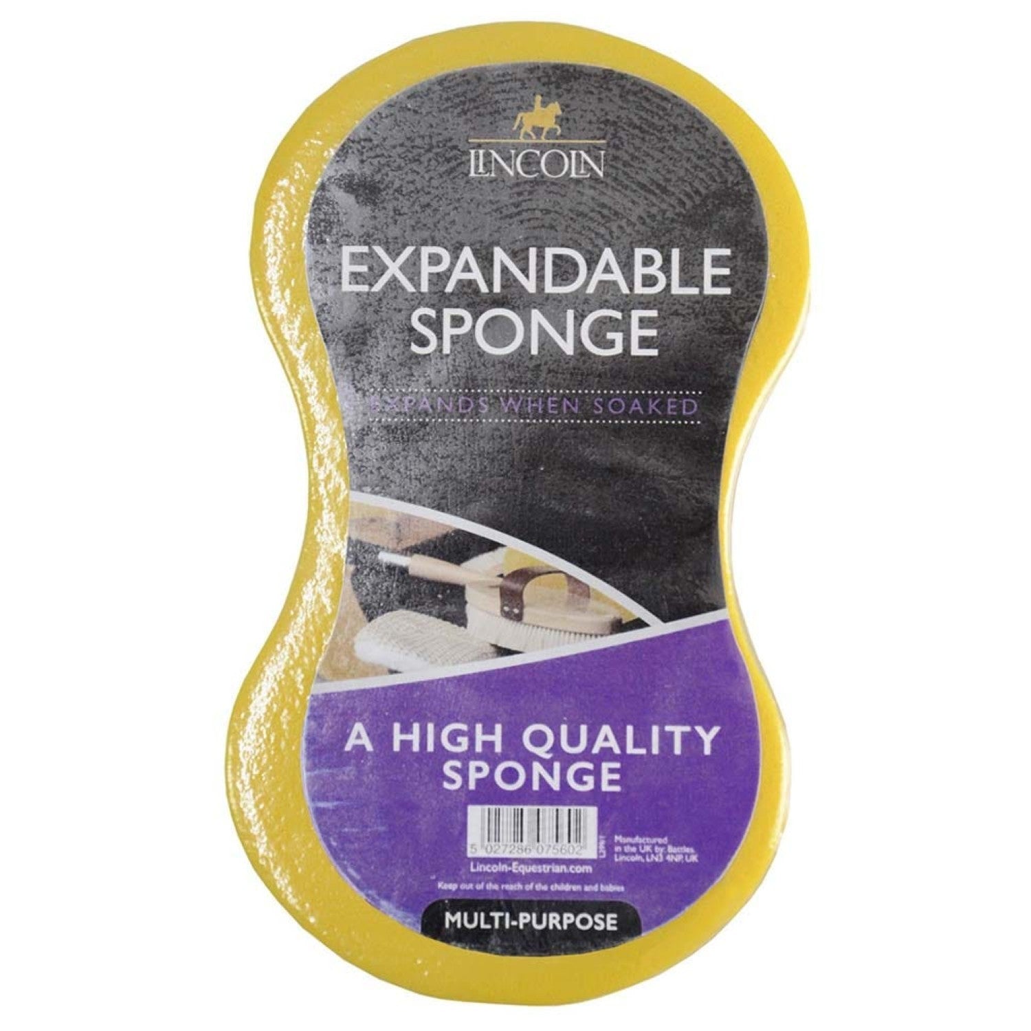 Lincoln Yellow Equine Bathing Sponge