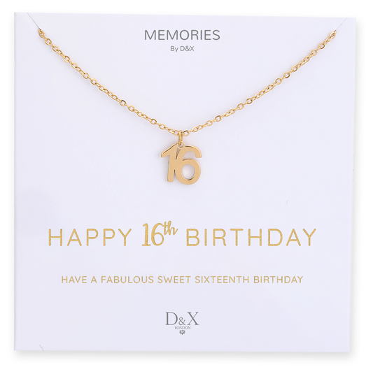 D&X Happy Birthday Necklace