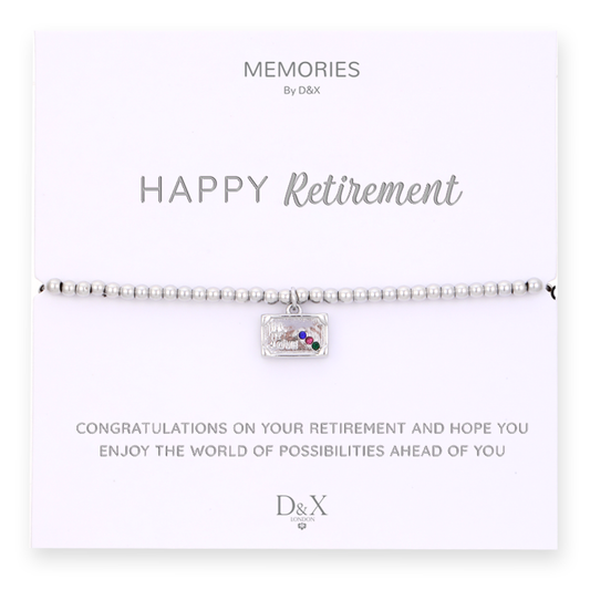 D&X Occasions Happy Retirement Bracelet