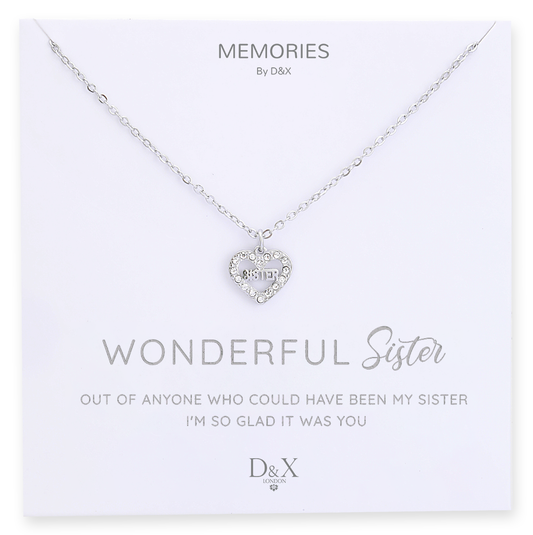 D&X Occasions Wonderful Sister Necklace