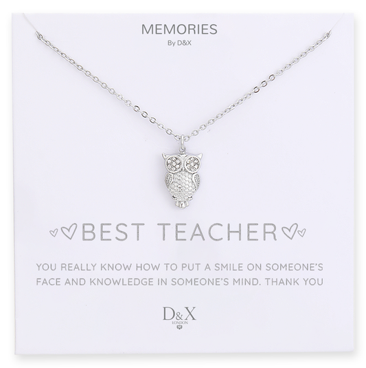 D&X Occasions Best Teacher Necklace