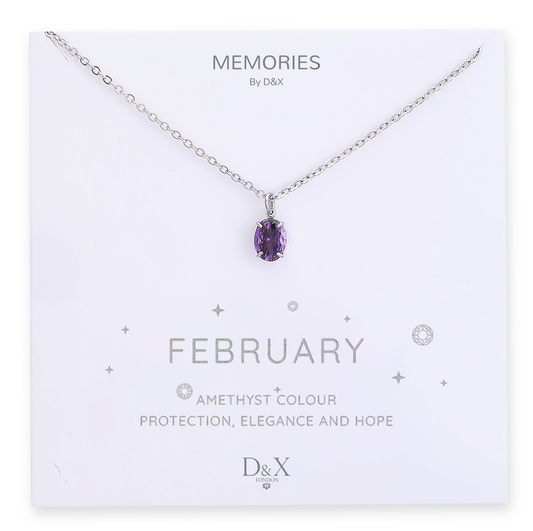 D&X Birthstone Necklace