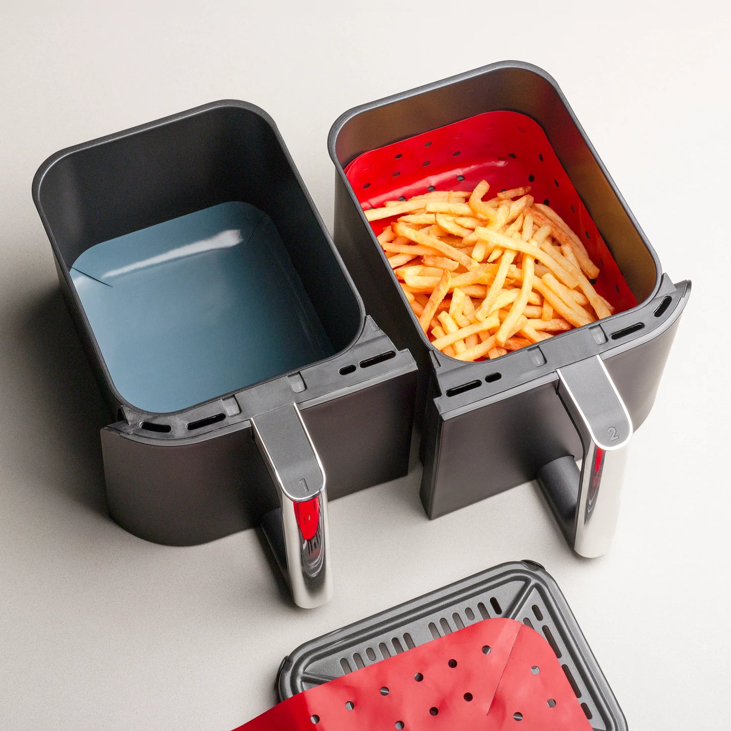 Kilo Silicone Multi Fit Dual Air Fryer Liner Pack Set of 4