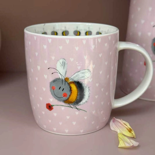 Alex Clark Bee & Flower Mug