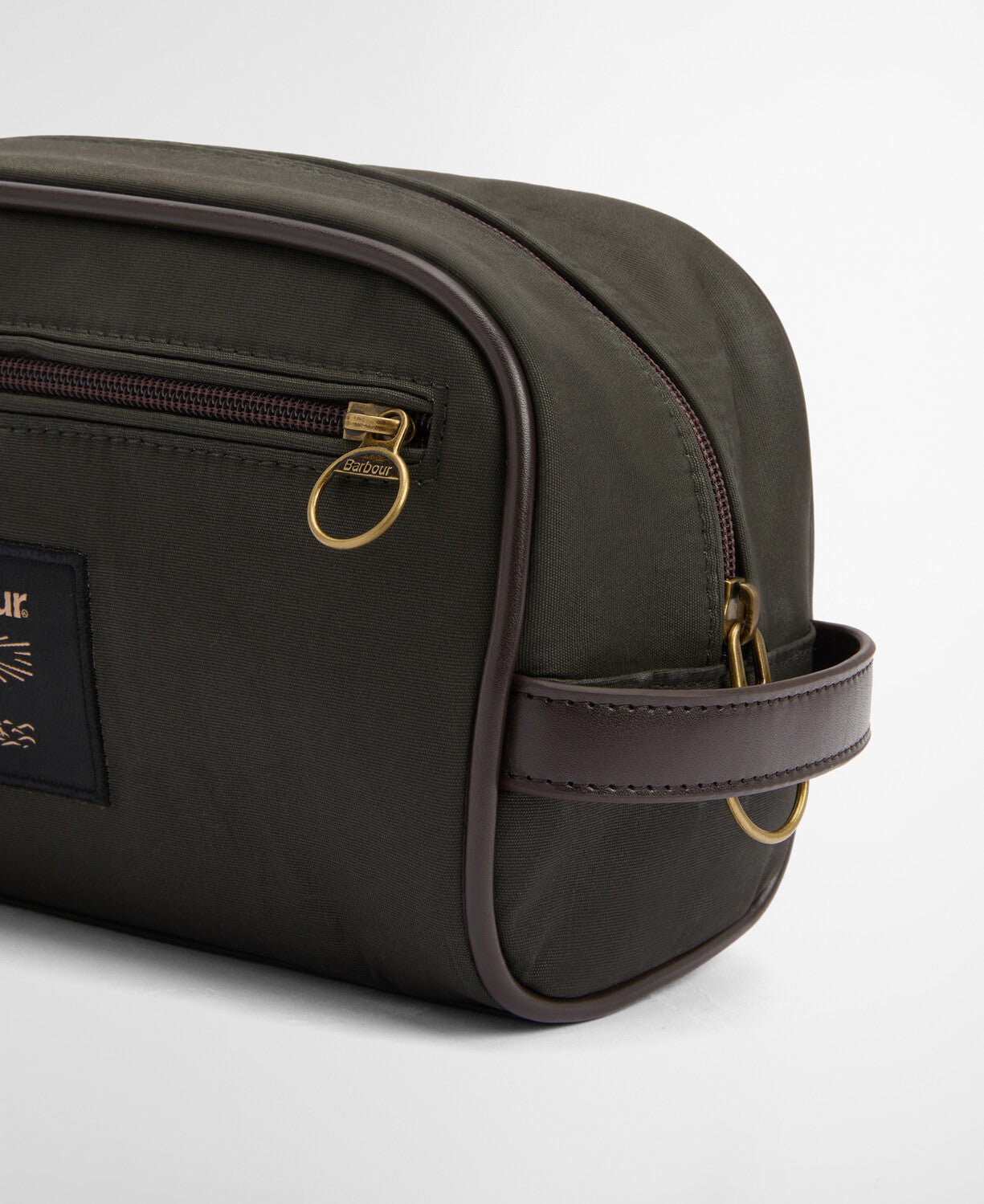 Barbour Waxed Washbag