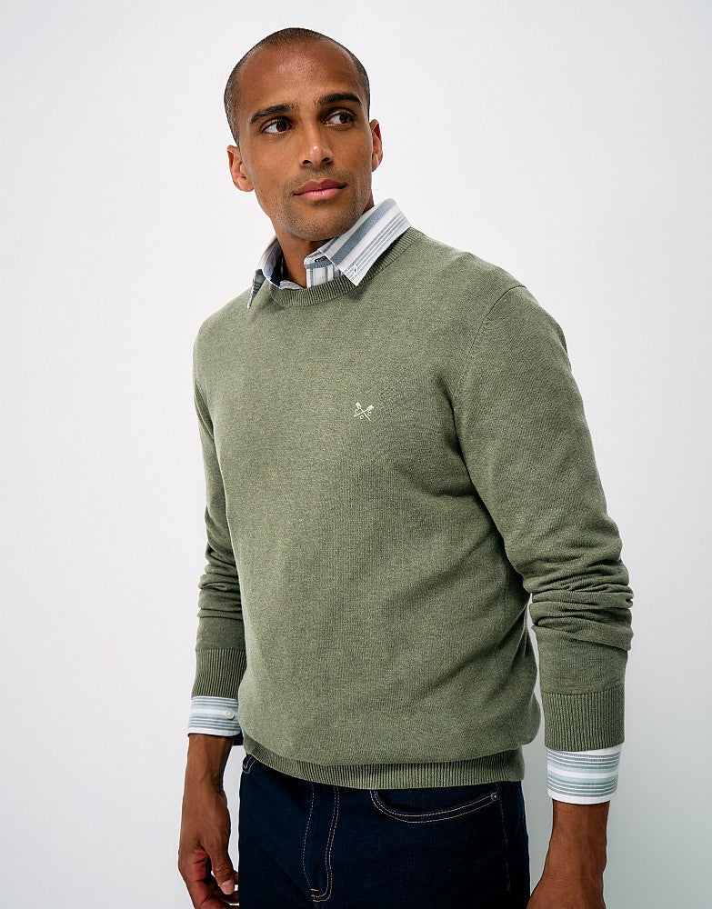 Crew Clothing Organic Cotton Crew Neck Jumper