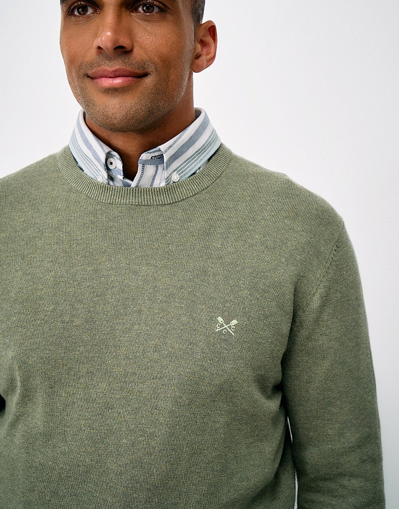 Crew Clothing Organic Cotton Crew Neck Jumper