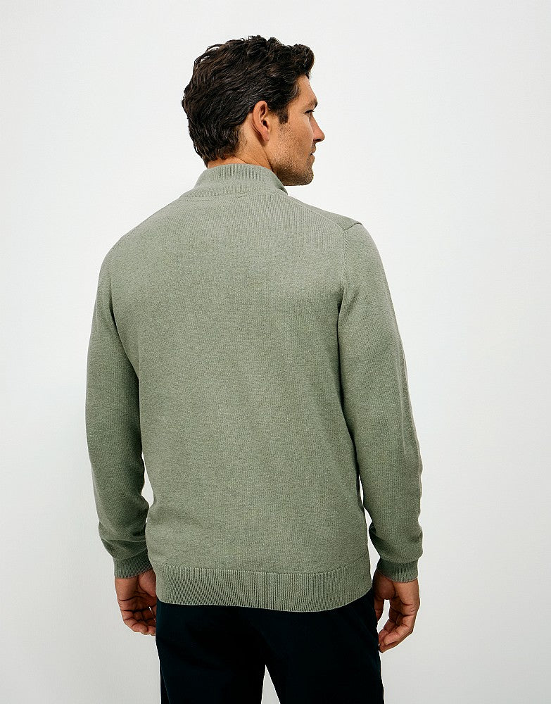 Crew Clothing Organic Cotton Half Zip Jumper