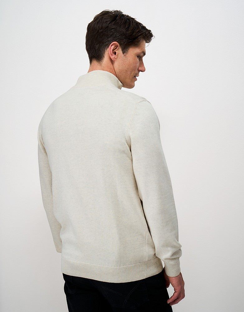 Crew Clothing Organic Cotton Half Zip Jumper
