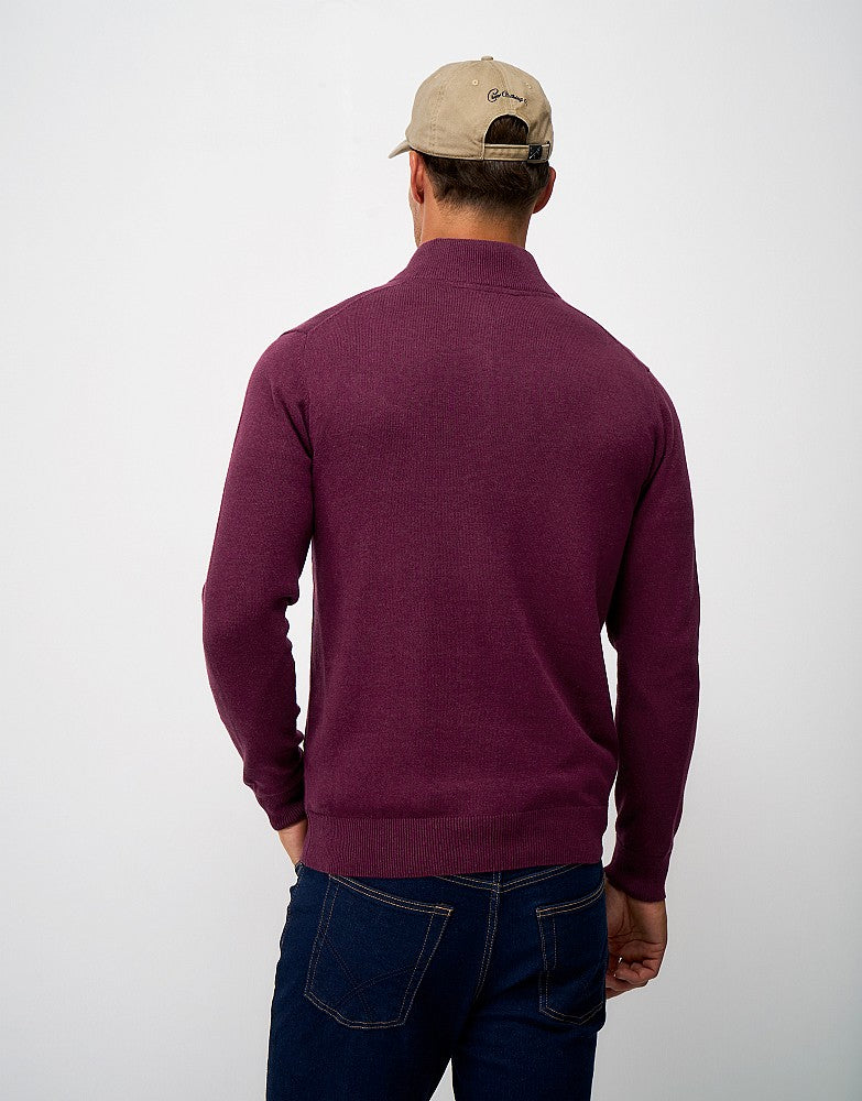 Crew Clothing Organic Cotton Half Zip Jumper