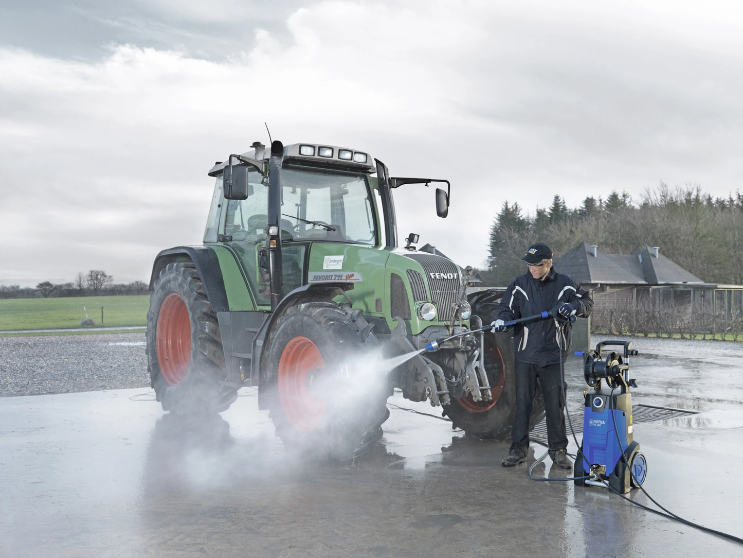 Nilfisk MC 3C-150/570 XT Cold Water Pressure Washer with Hose Reel