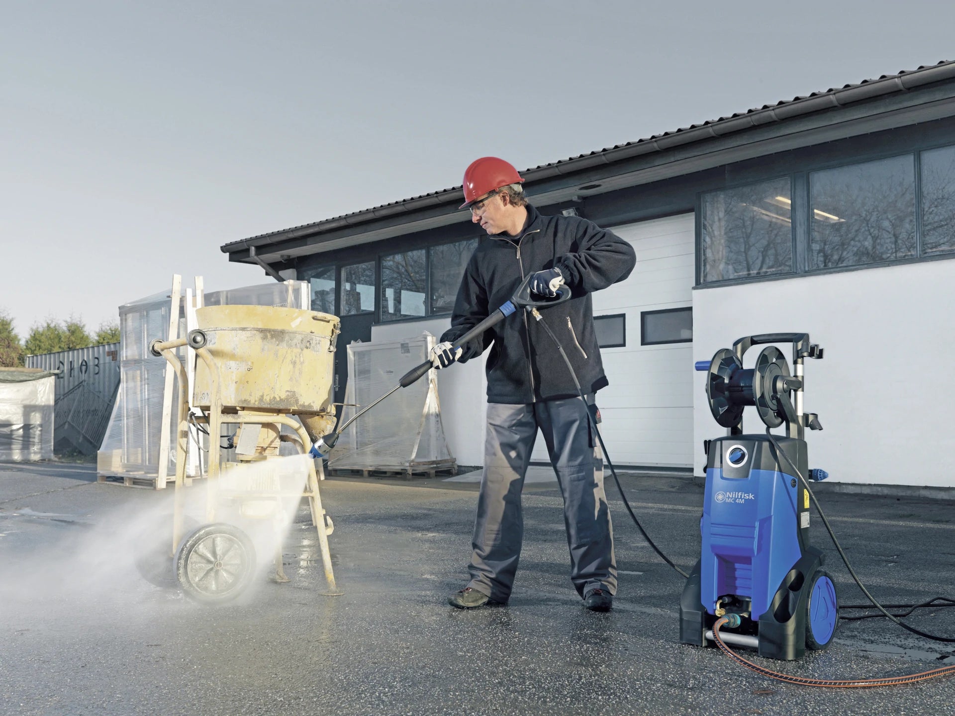 Nilfisk MC 3C-150/570 XT Cold Water Pressure Washer with Hose Reel