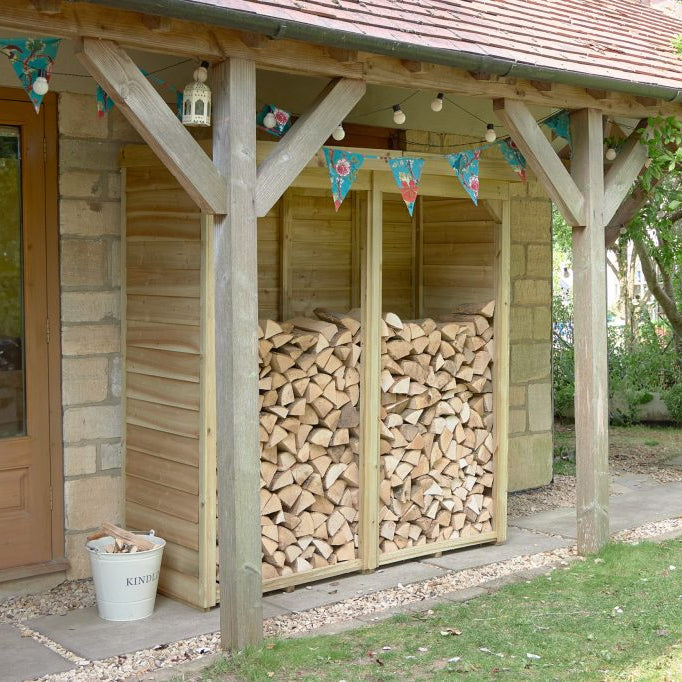 Forest Garden Medium Overlap Log Store