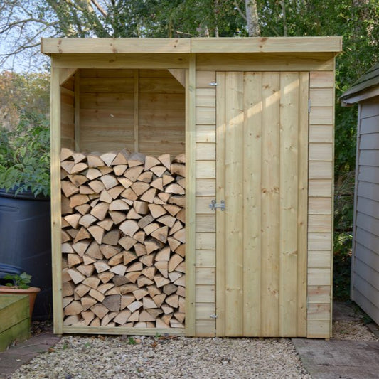 Forest Garden Medium Overlap Log/Tool Store