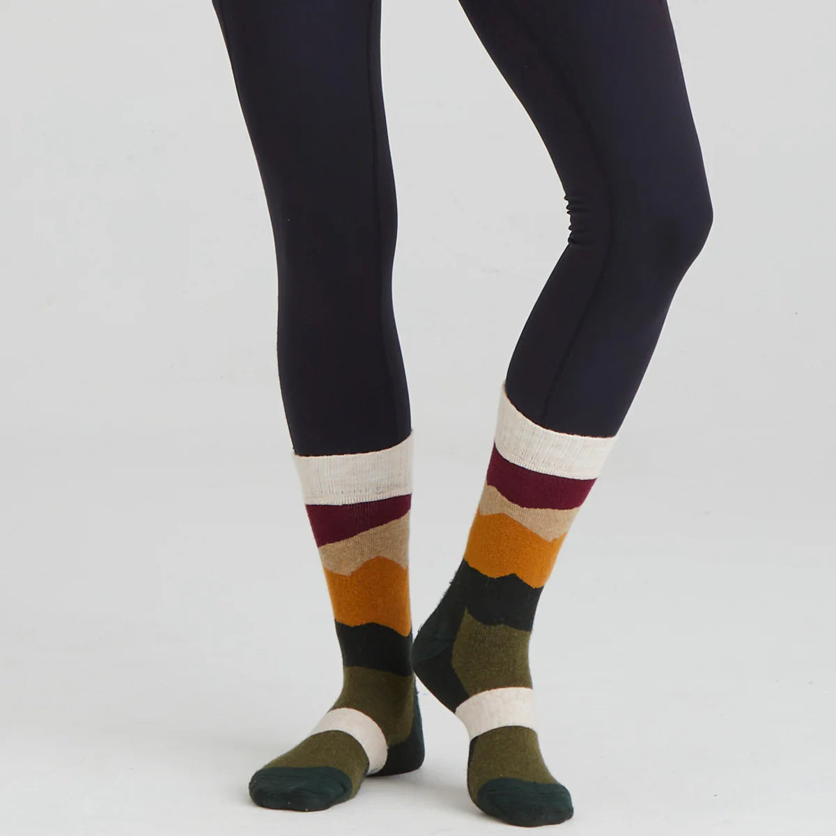 Ridgeline Mid Length Merino Wool Socks
