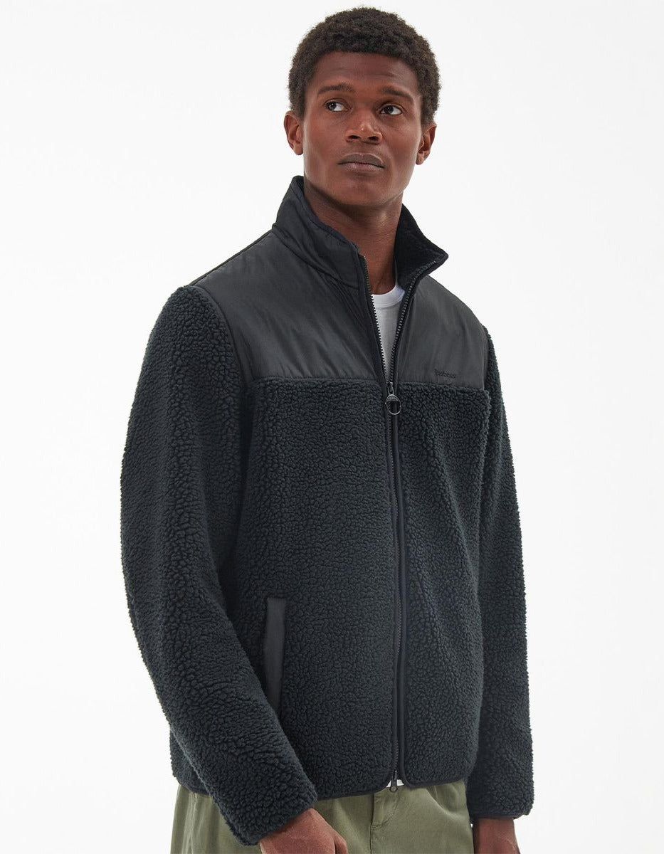 Barbour Hobson Fleece Jacket - Black