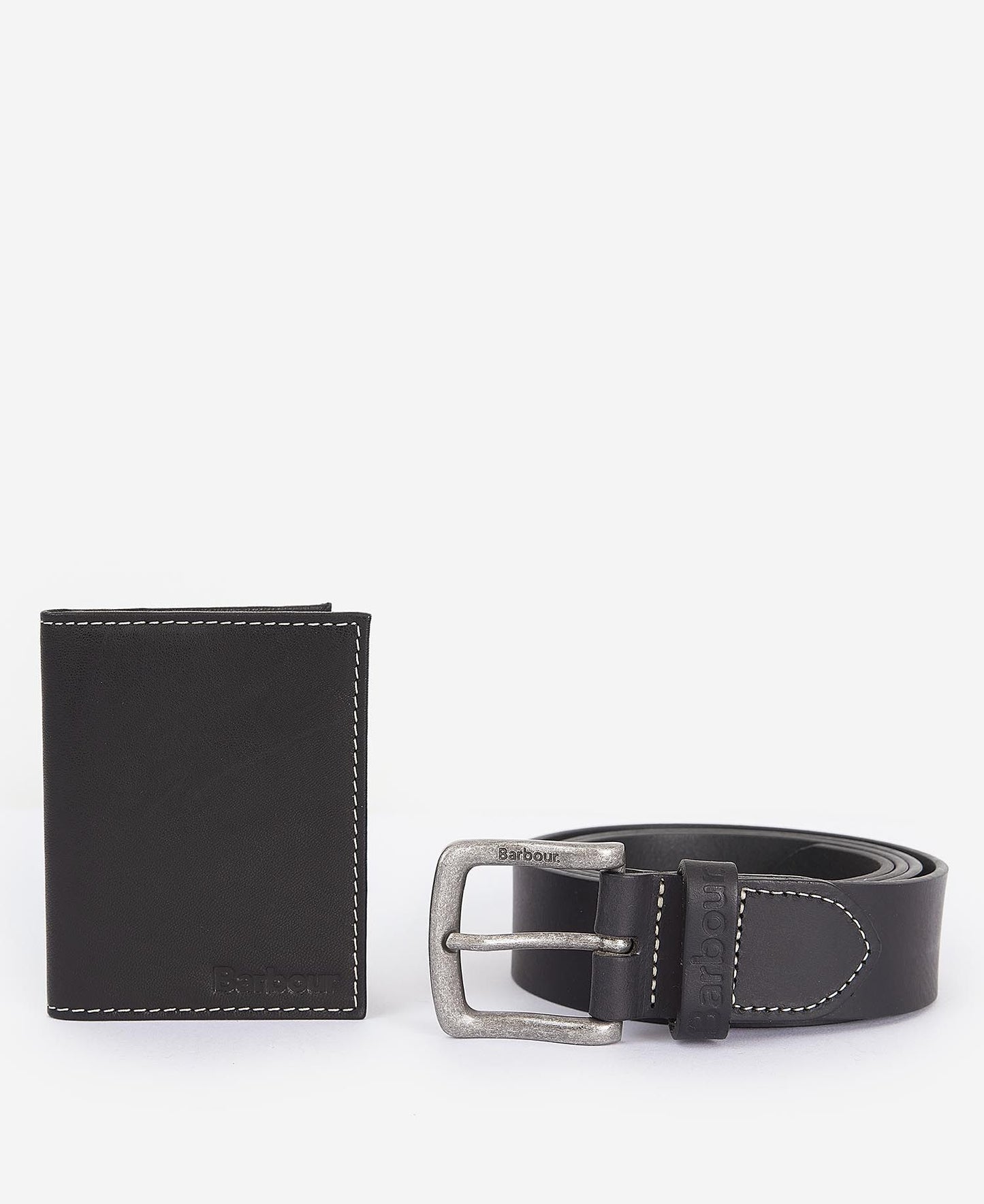Barbour Leather Belt & Bifold Gift Set