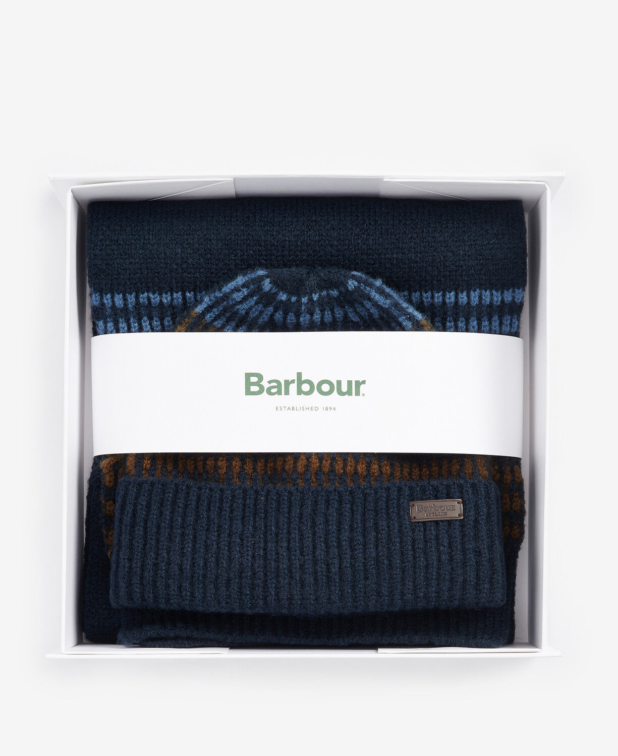 Barbour Branton Beanie & Scarf Gift Set