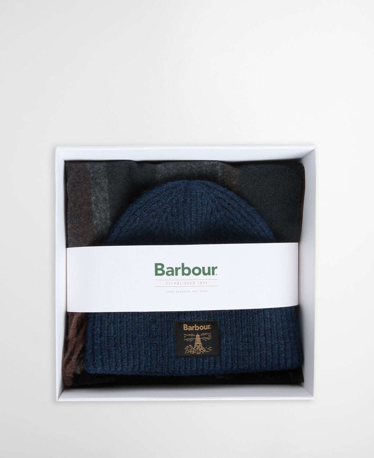 Barbour Westerdale Beanie and Scarf Gift Set