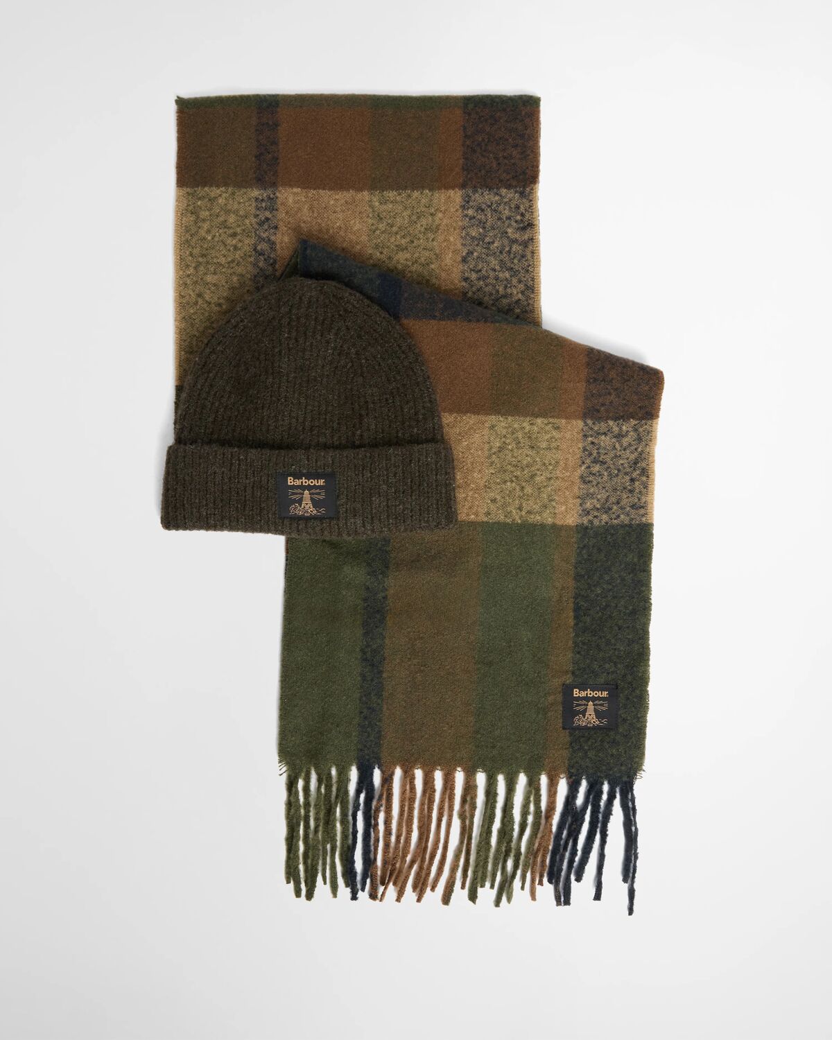Barbour Westerdale Beanie and Scarf Gift Set