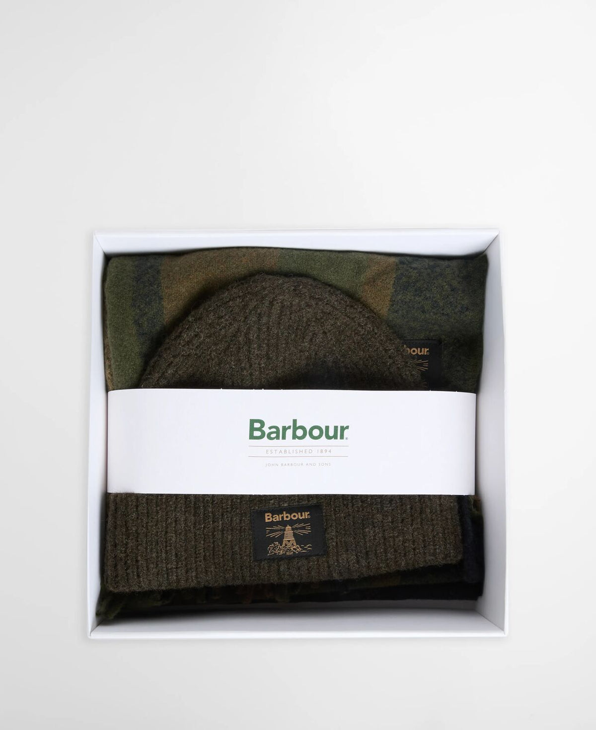 Barbour Westerdale Beanie and Scarf Gift Set