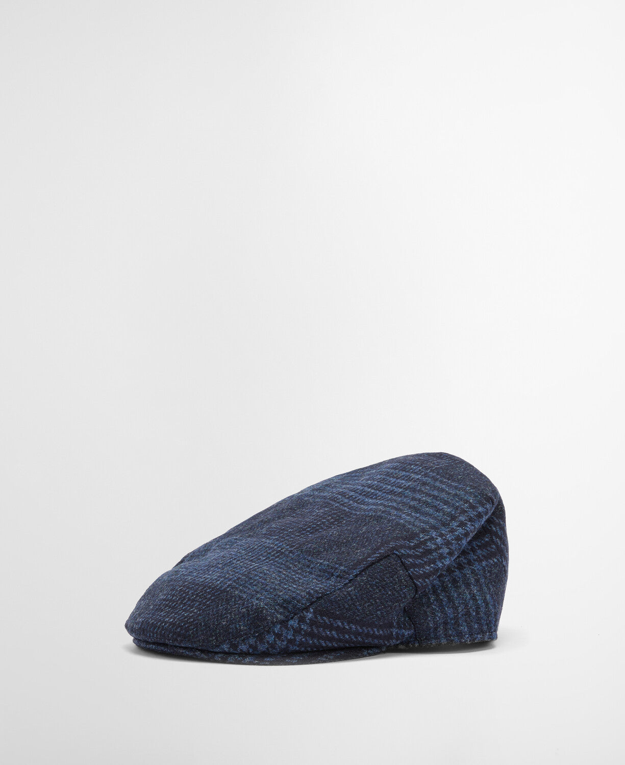 Barbour Deveron Tweed Flat Cap - Navy