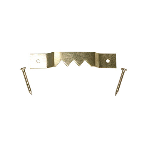 TIMCO Mix Sawtooth & Nails - E/Brass 41mm & 63mm - 15 PCS