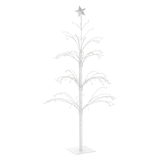 Heaven Sends - Medium White Glitter Metal Tree