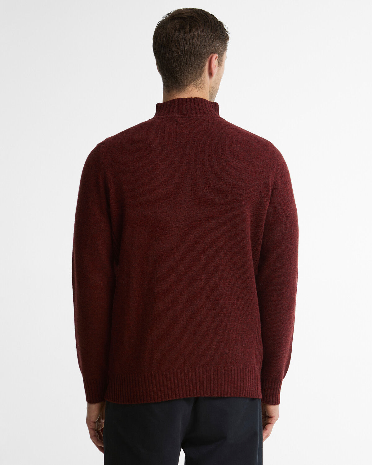 Barbour Essential Lambswool Half Zip Jumper