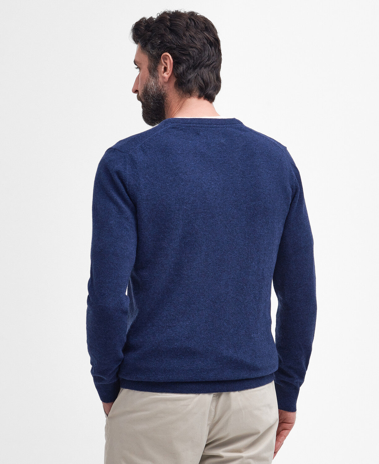 Barbour Essential Lambswool V Neck Jumper