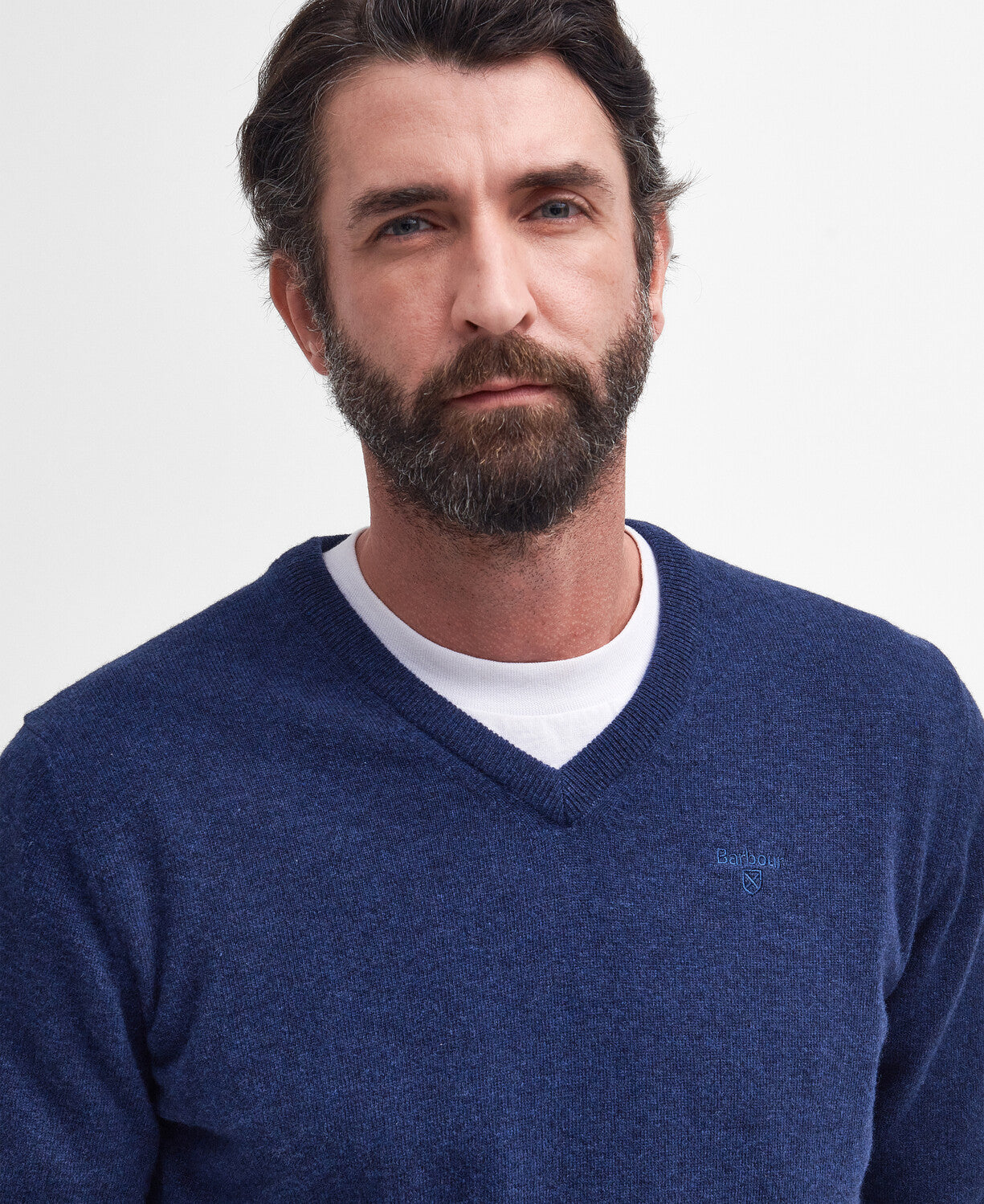 Barbour Essential Lambswool V Neck Jumper