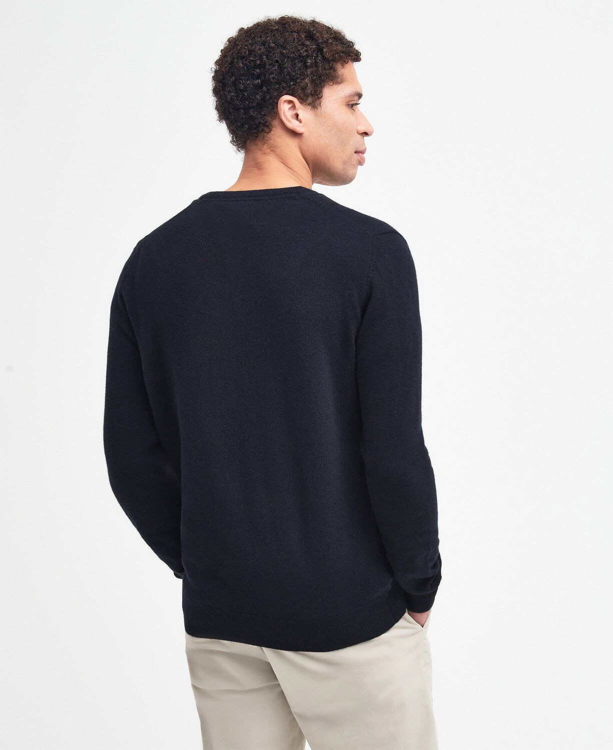 Barbour Essential Lambswool V Neck Jumper
