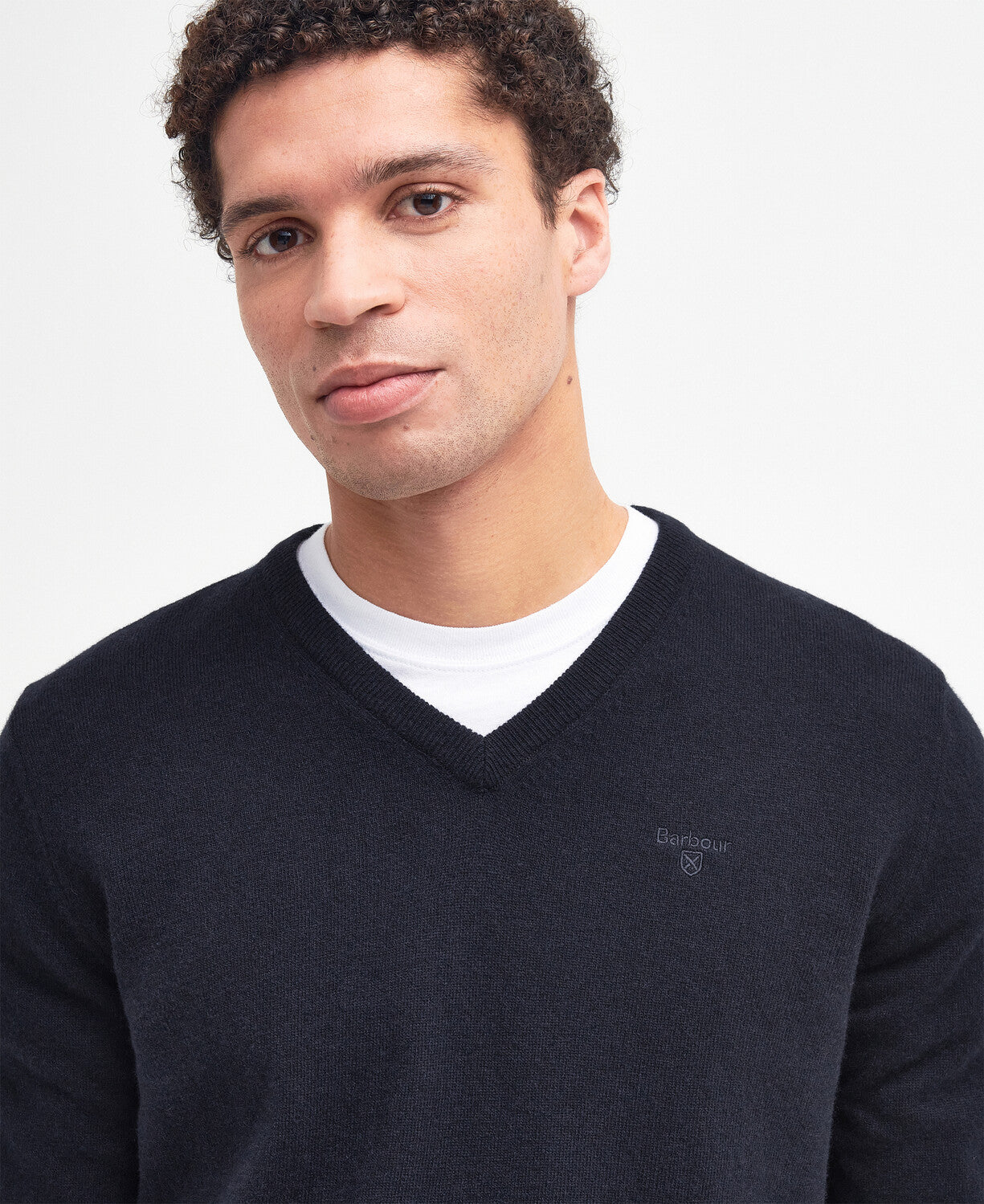 Barbour Essential Lambswool V Neck Jumper