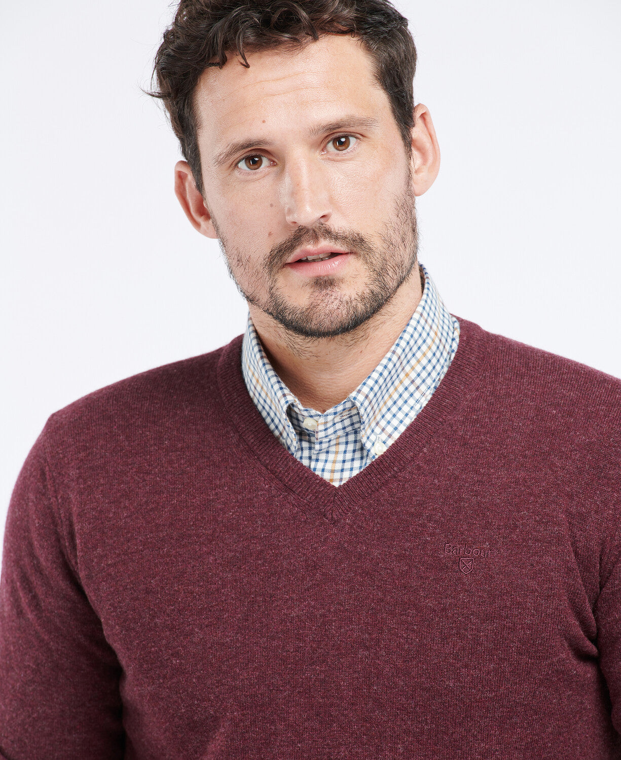 Barbour Essential Lambswool V Neck Jumper